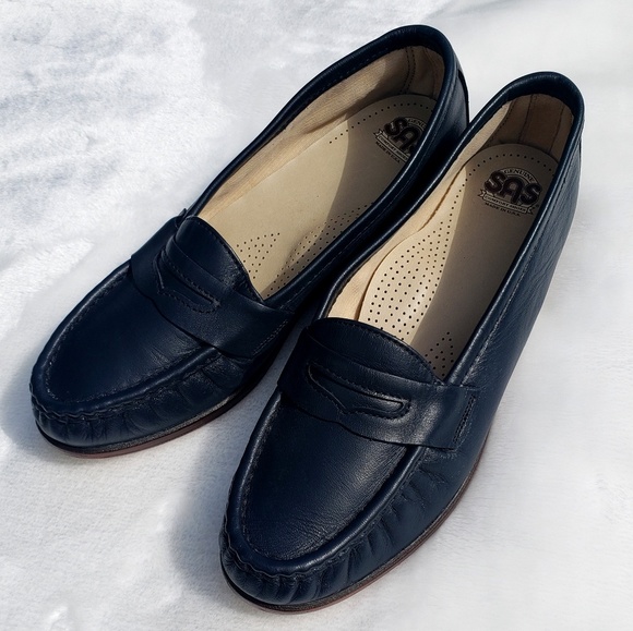 S.A.S. navy Simplify slip on sz 7 - Picture 1 of 7